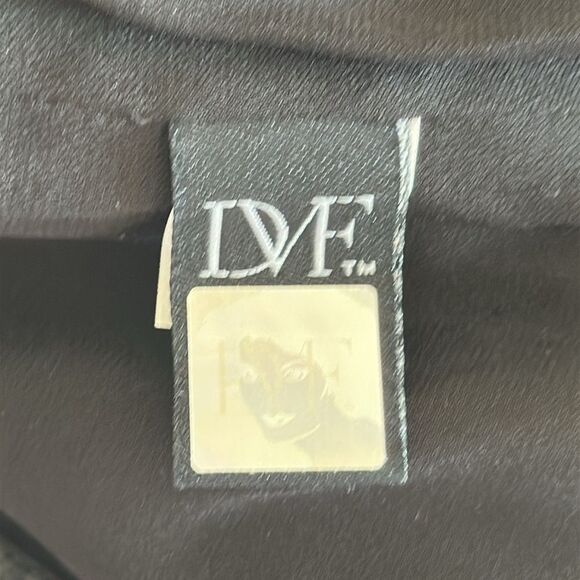 DVF Diane Von Furstenberg GARVIN EMBELLISHED Sequin Silk Strapless Dress Size 10 - Picture 10 of 13